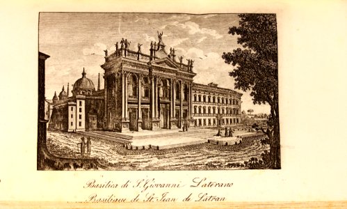 "Basilica di S. Giovanni Laterano, Basilique de St. Jean d…