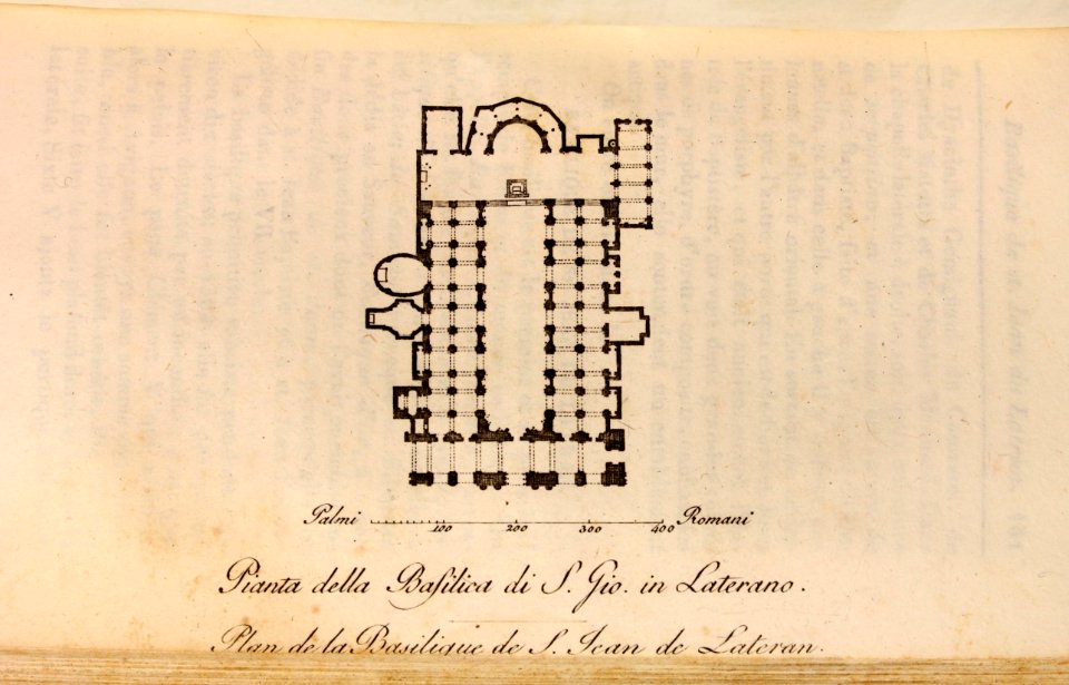 "Pianta della Basilica di S. Gio in Laterano, Plan de la B…