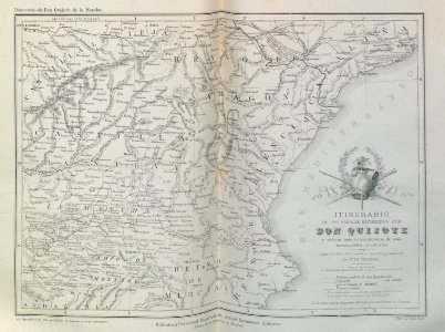 "Itinerario de los parages recorridos por Don Quijote"