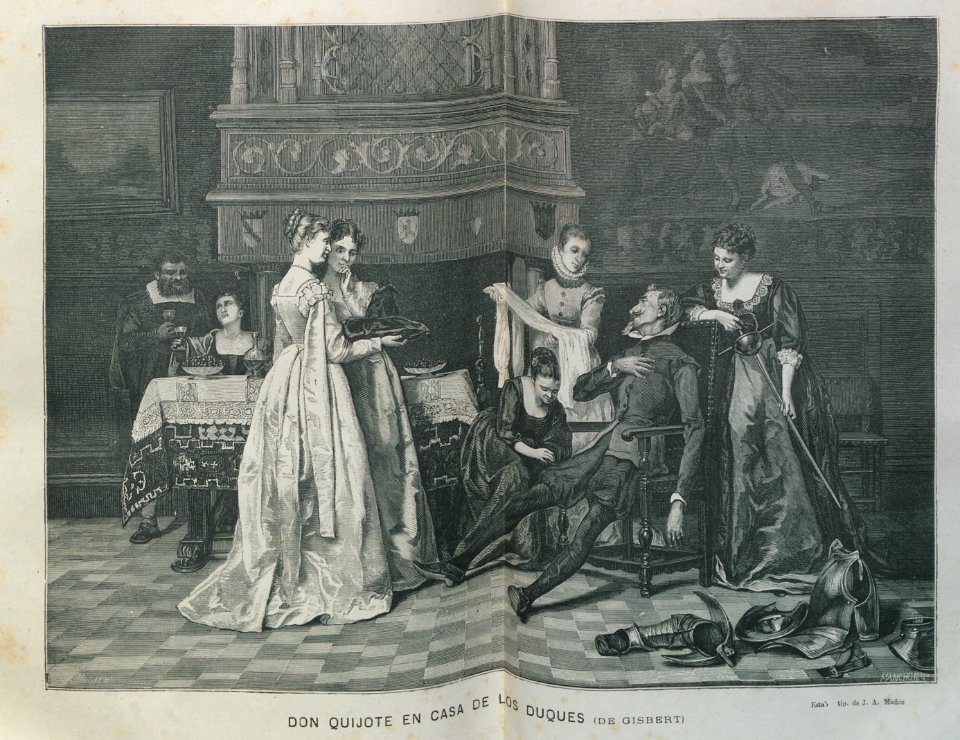 "Don Quijote en casa de los Duques"