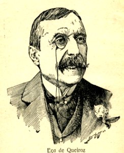 Retrato de Eça de Queiroz.
