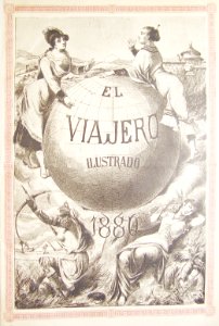 Portada. El viajero ilustrado 1880.. Free illustration for personal and commercial use.