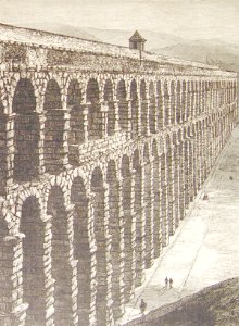 "Acueducto de Mérida". [i.e. Segovia]