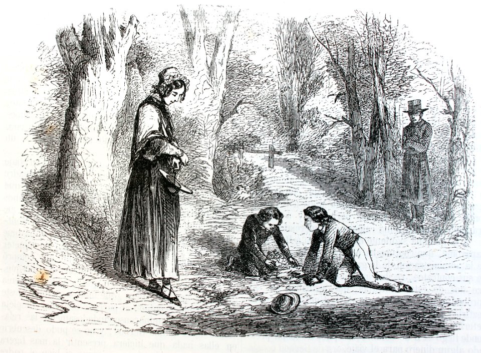 "Infanticidio cometido por L.A. Papavoine. El bosque".