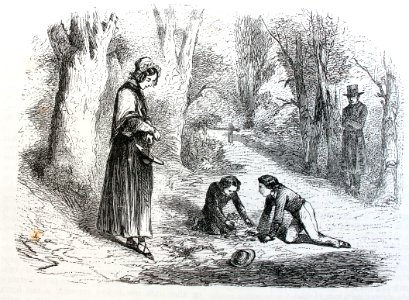 "Infanticidio cometido por L.A. Papavoine. El bosque".