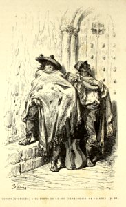 "Ciegos (aveugles) a la porte de la seu (Cathédrale de Val…