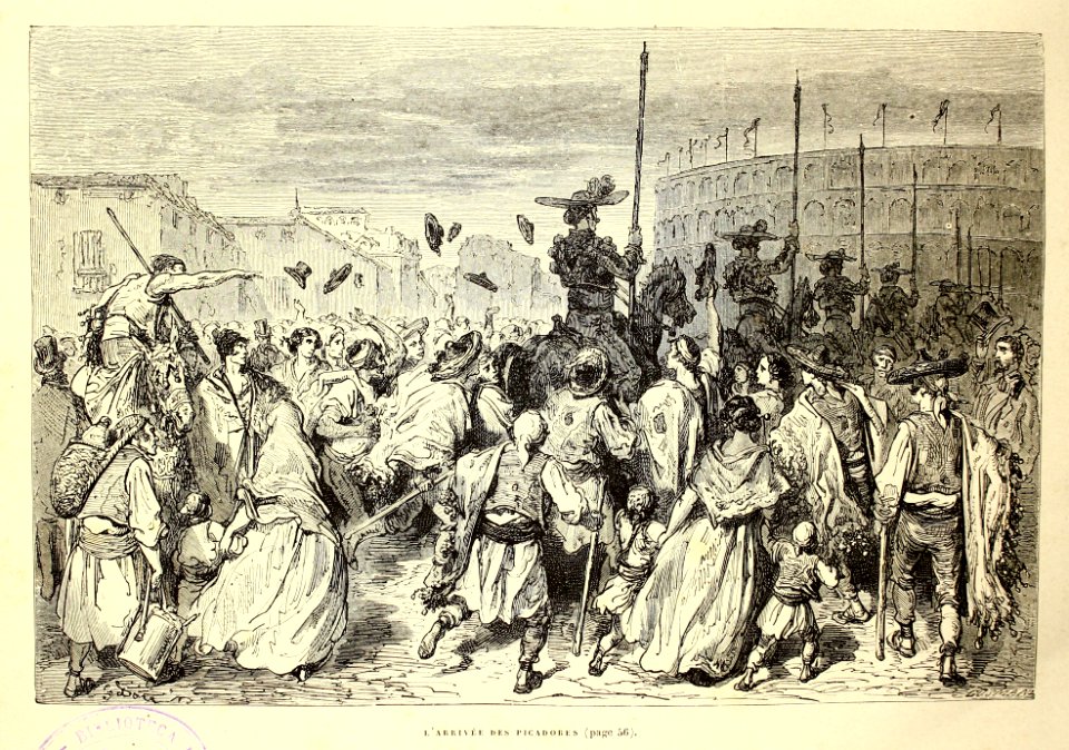 "L'arrivée des picadores"