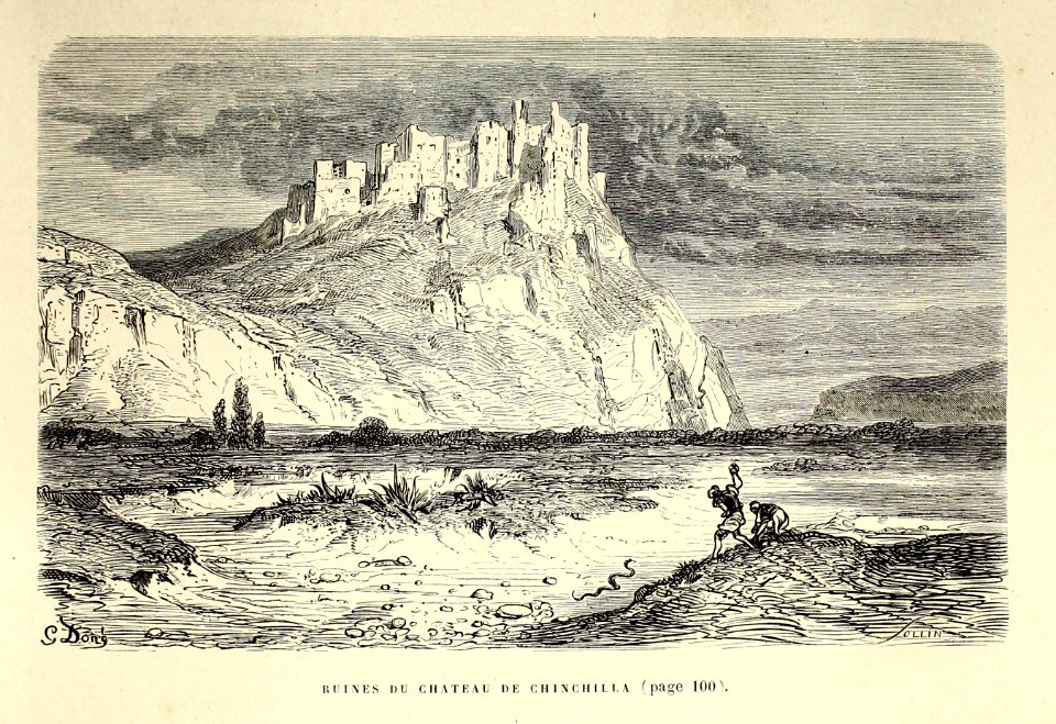 "Ruines du Chateau de Chinchilla"