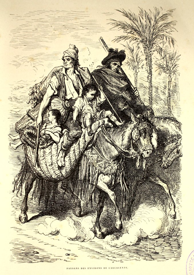 "Paysans des environs de Carcagente"
