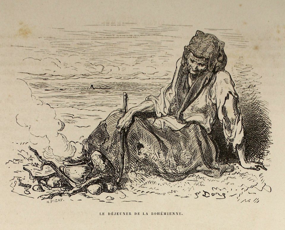 "Le déjeuner de la bohémienne"