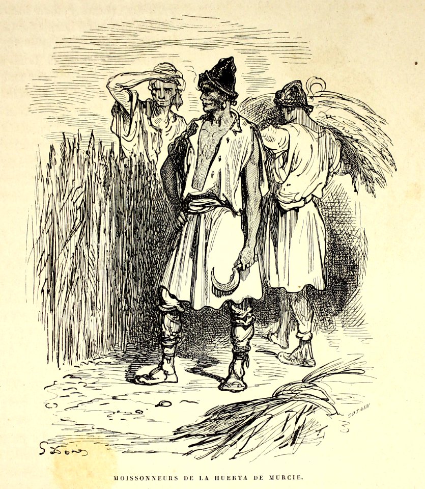 "Moissonneurs de la huerta de Murcie"