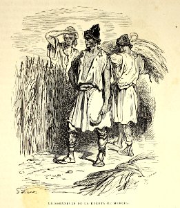 "Moissonneurs de la huerta de Murcie". Free illustration for personal and commercial use.