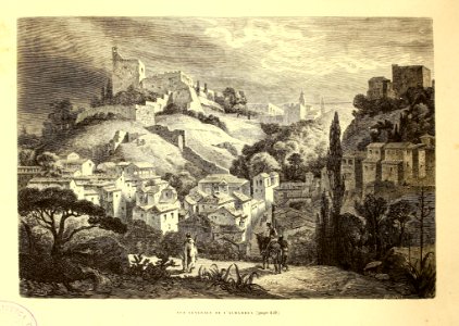 "Vue générale de l'Alhambra"