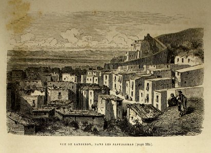 "Vue de Lanjaron, dans les Alpujarras"