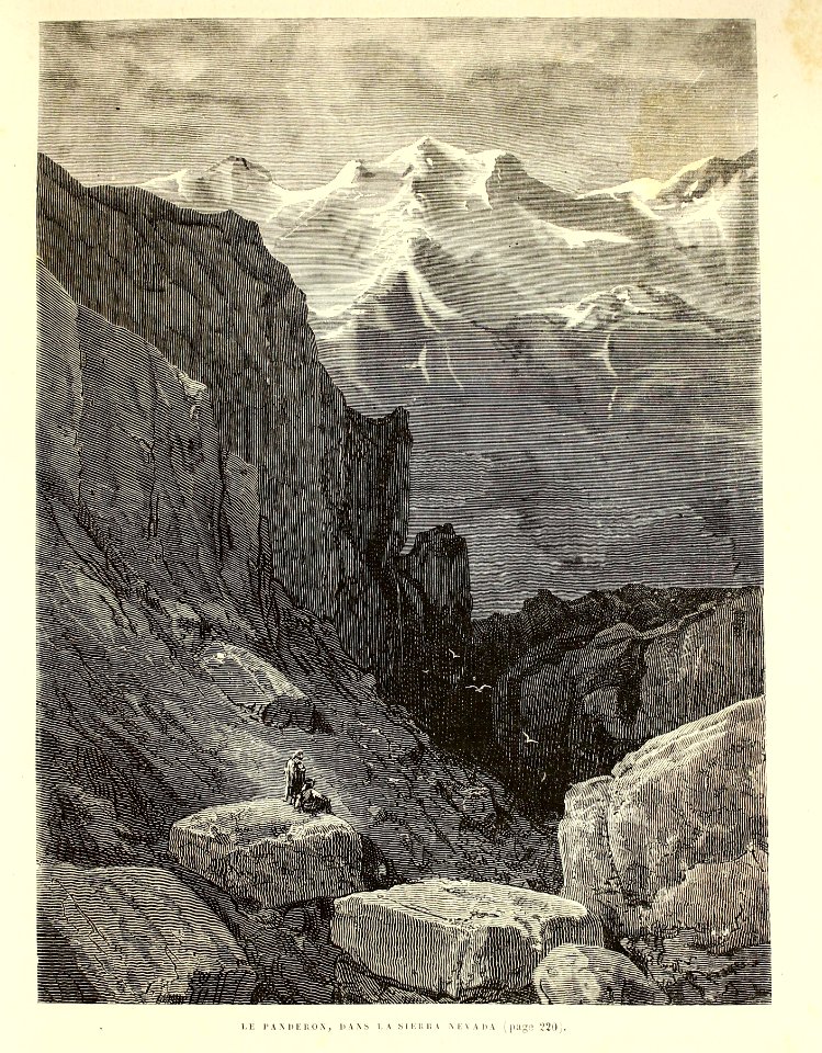"Le Panderon, dans la Sierra Nevada"