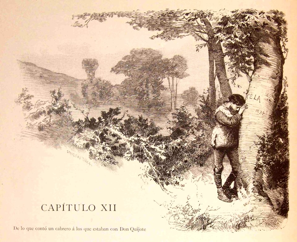 "Cap. XII. De lo que contó un cabrero a los que estaban co…