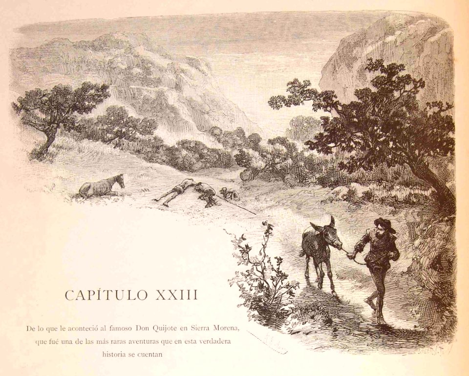 Cap. XXIII. De lo que le aconteció al famoso Don Quijote e…