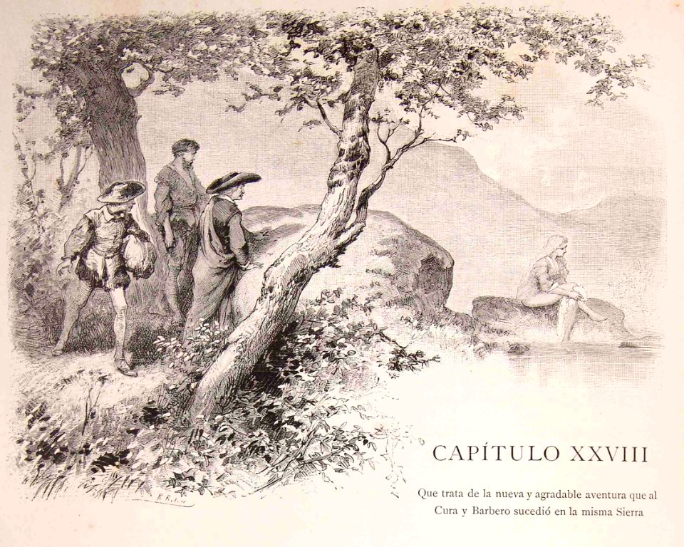 "Cap. XXVIII. Que trata de la nueva y agradable aventura q…