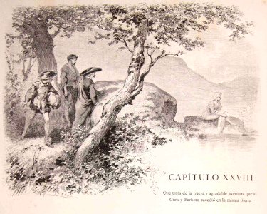 "Cap. XXVIII. Que trata de la nueva y agradable aventura q…