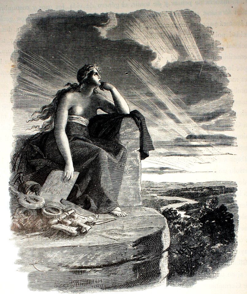 "Veleda, profetisa de los germanos".
