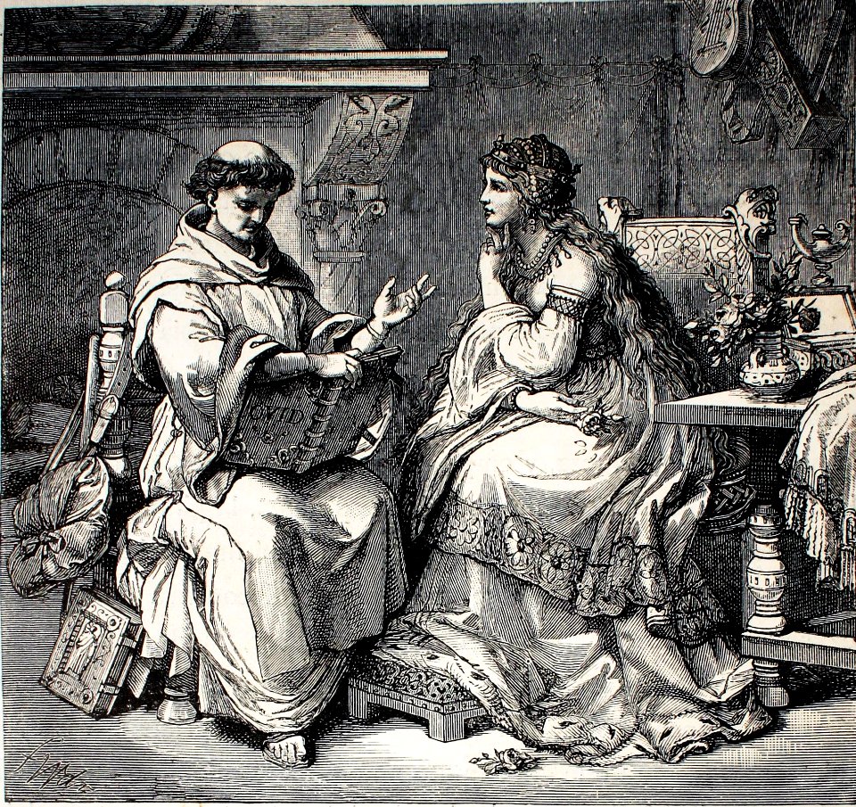 "Ekkehardo y Eudivigis".
