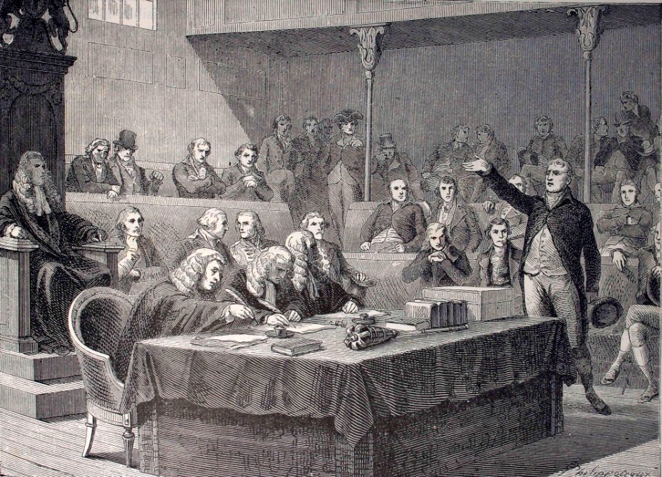 "Discusión en el parlamento de Inglaterra sobre la invasió…