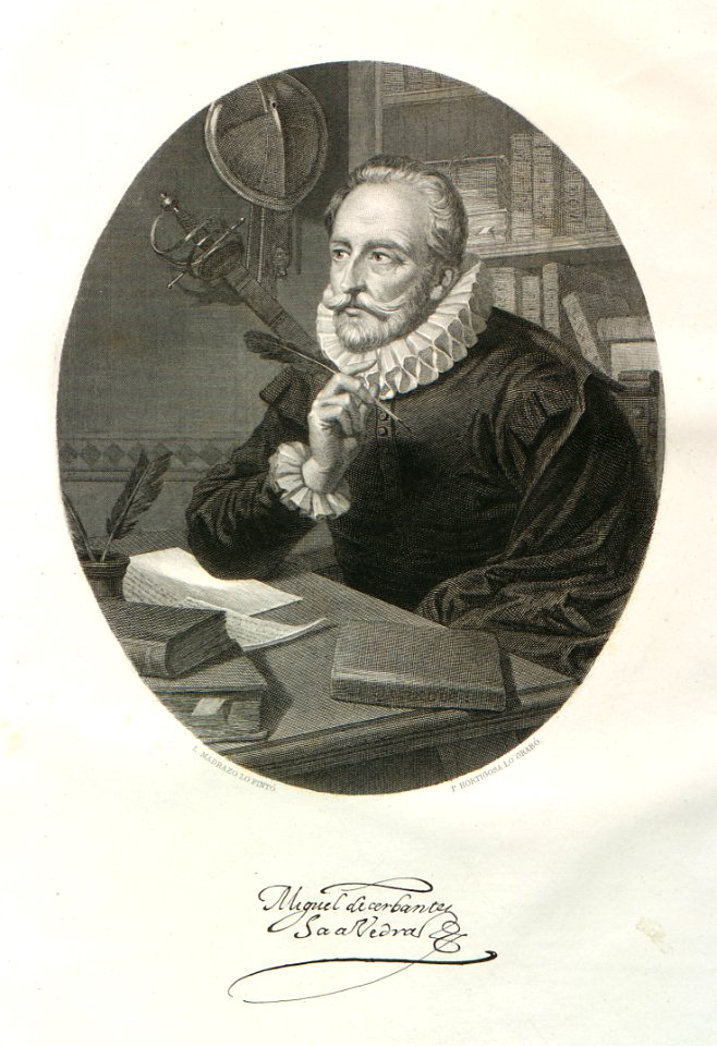 "Retrato de Miguel de Cervantes"