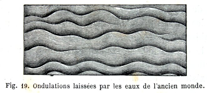 "Ondulations laissées pàr les eaux de l'ancien monde".