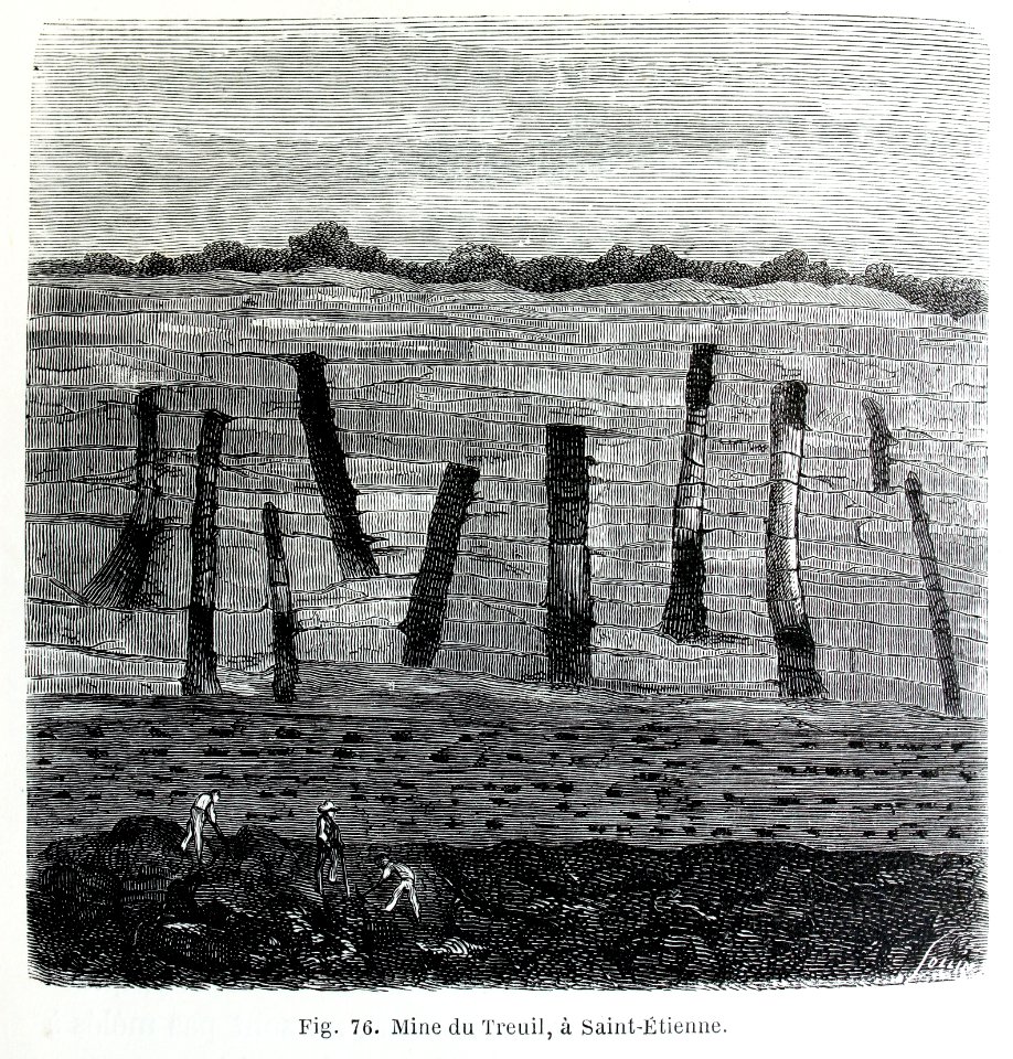 "Mine du Treuil, à Saint-Étienne".