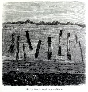 "Mine du Treuil, à Saint-Étienne".