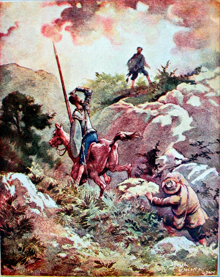 "...Iba saltando un hombre de risco en risco..."
