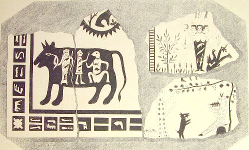 "Restos de un sepulcro de carácter egipcio.... Free illustration for personal and commercial use.