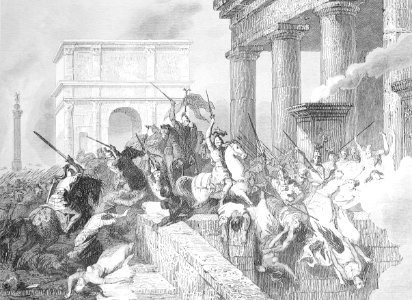 "Irrupción de los barbaros".