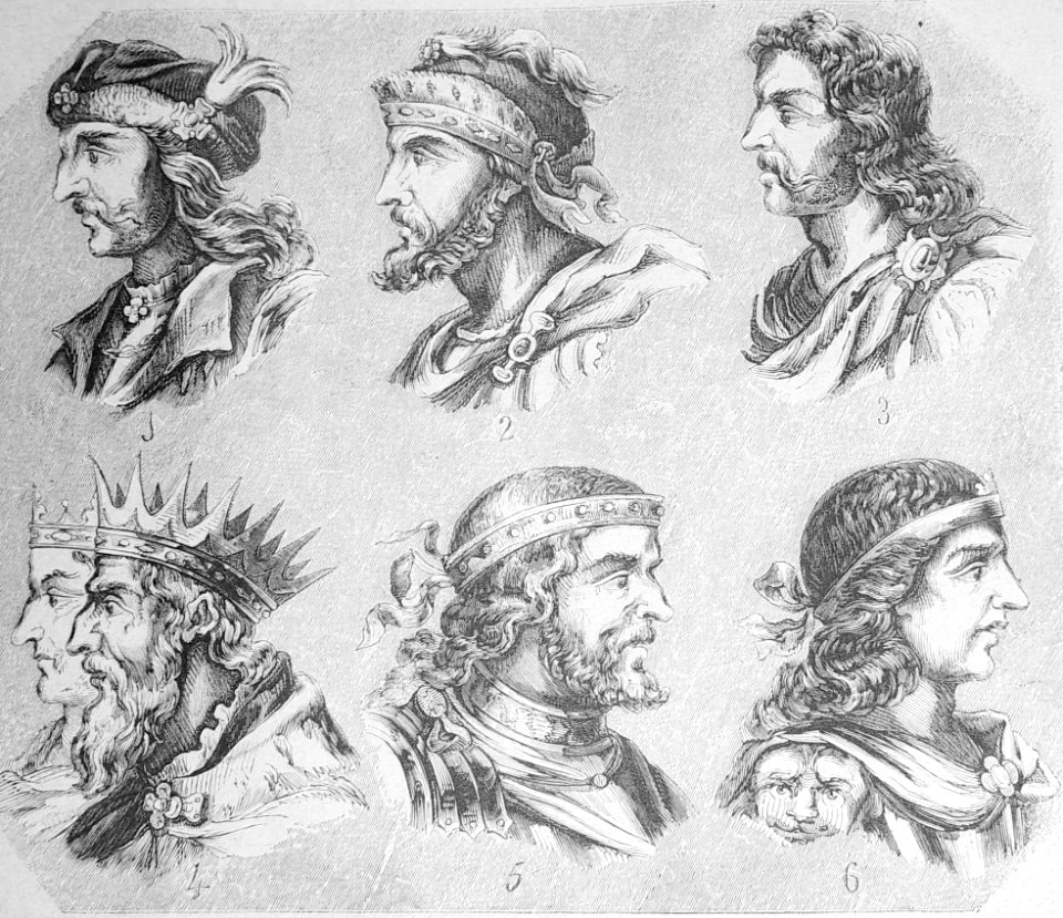"Nº III. De Reyes de España. 1. Agila 2. Atanagildo 3. Liu…