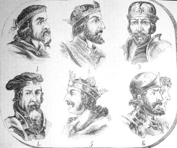 "Nº VI. De Reyes de España. 1. Egica 2. Witiza 3. Rodrigo …