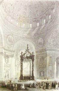 "Interior en San Pedro en Roma"