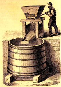 "Rouleaux pour écraser le raisin, en usage dans le midi de…