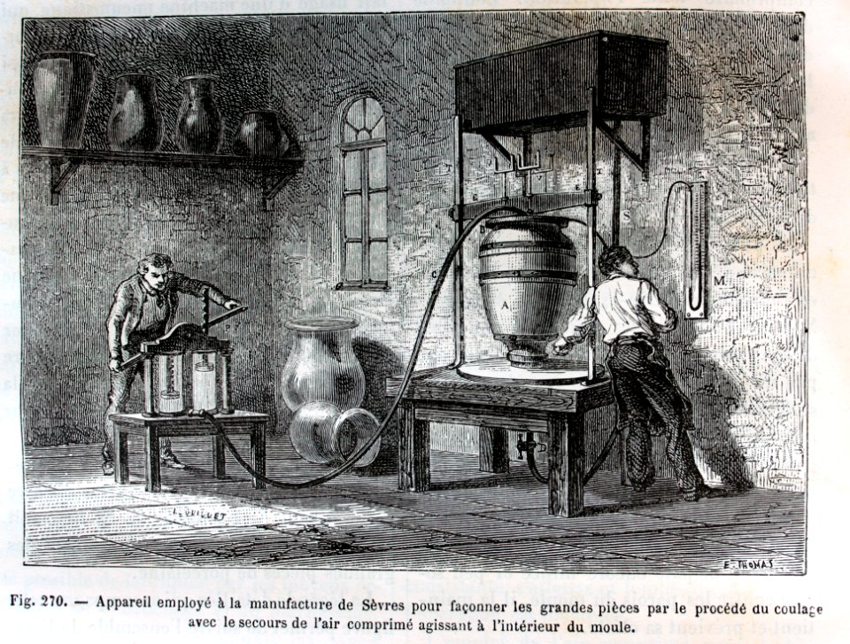 "Appareil employé a la manufacture de Sèvres pour facconer…