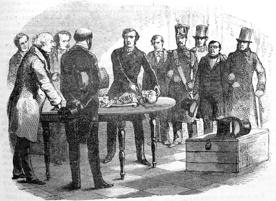 El esqueleto de la calle de Vaugirard (1833). "La mujer cu…