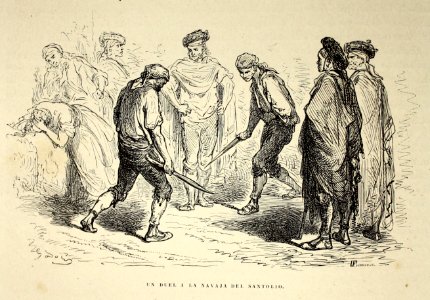 "Un duel a la navaja del santolio"