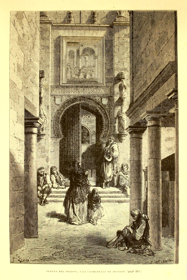 "Puerta del Perdón, a la Cathédrale de Séville"