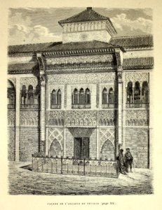 "Façade de l'Alcazar de Séville"
