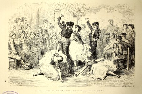 "Un baile de candil (bal des gens du peuple) dans le faubo…