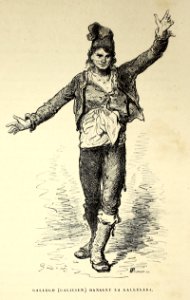 "Gallego (galicien) dansant la gallegada"