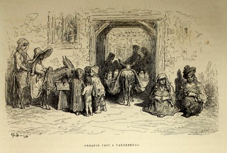 "Croquis fait a Valdepeñas"