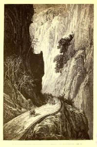 "Le défilé du Despeñaperros dans la Sierra Morena (coté de…
