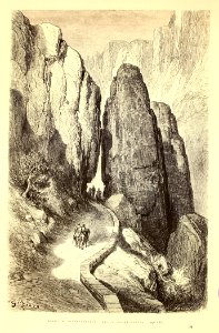 "Défilé du Despeñaperros, dans la Sierra Morena"