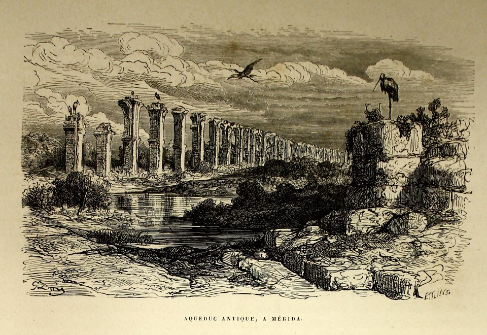 "Aqueduc antique, a Mérida"