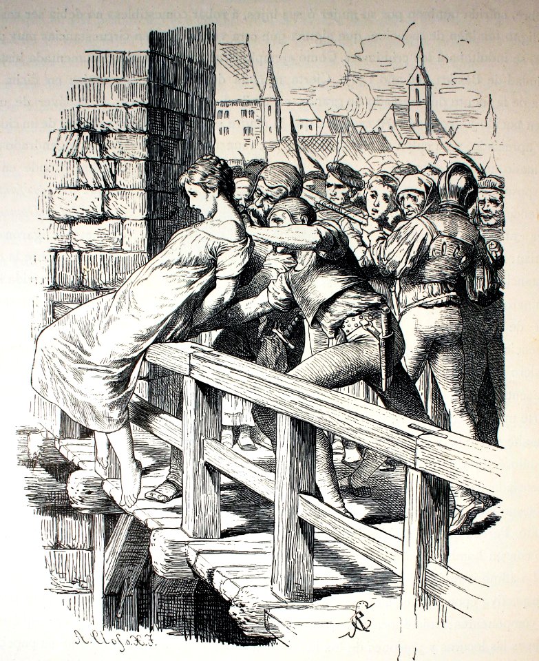 "Castigo de una infanticida".