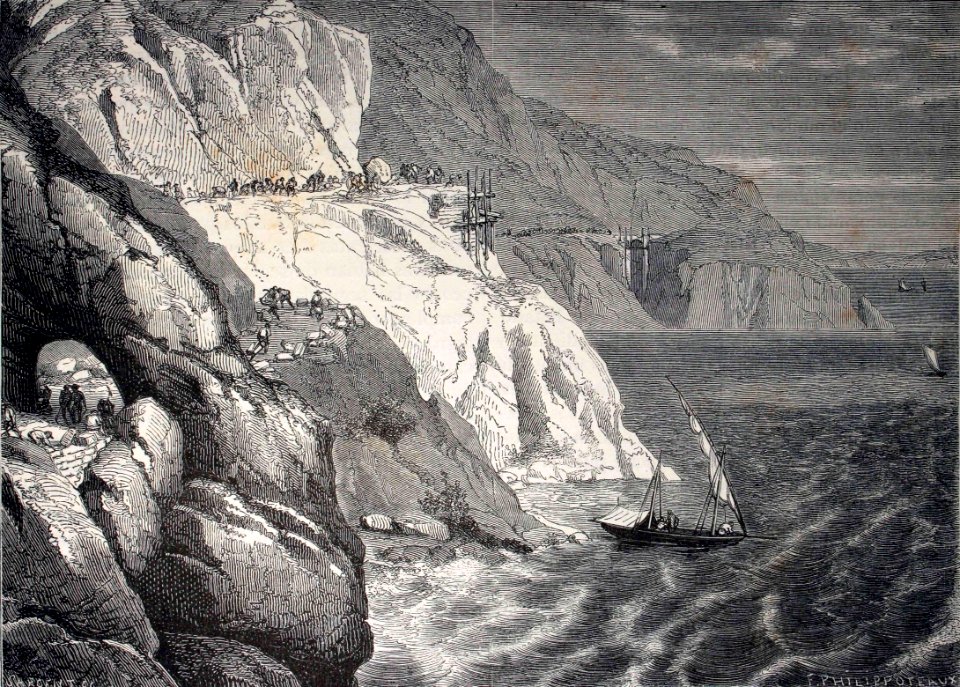 "Camino de la Cornisa entre Niza y Génova : principio de l…